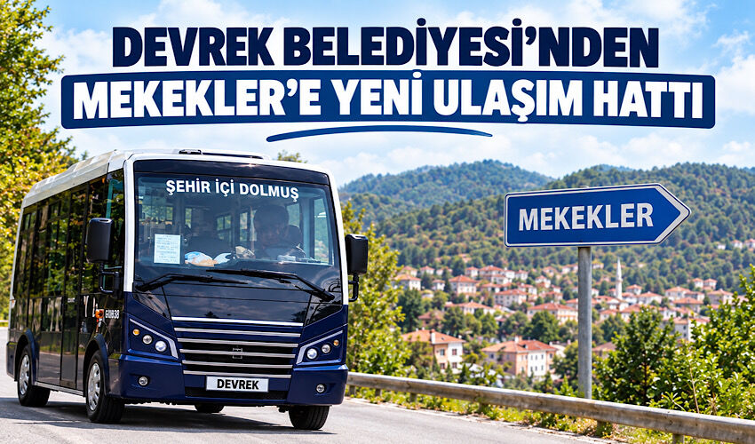 Devrek Belediyesi’nden Mekekler’e yeni ulaşım hattı