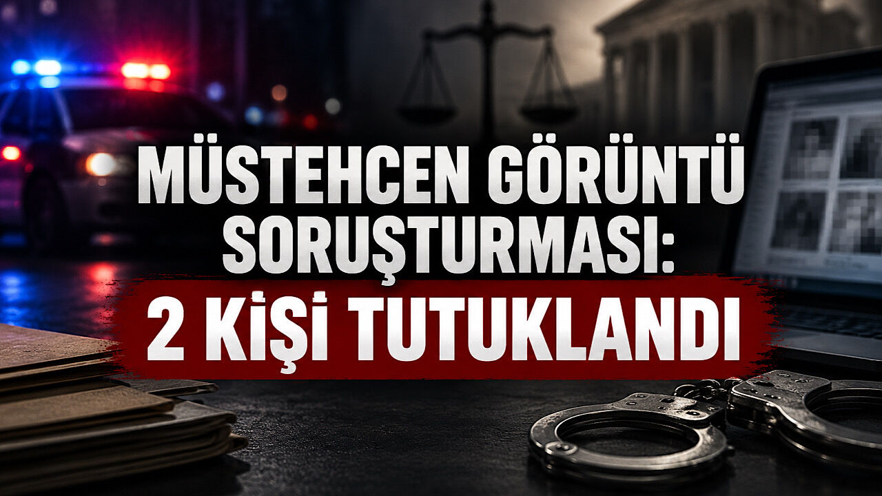 Müstehcen görüntü soruşturması: 2 kişi tutuklandı