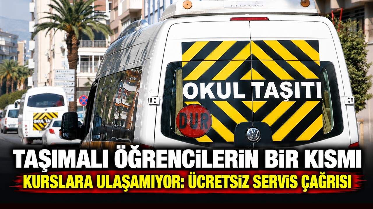 Taşımalı öğrencilerin bir kısmı kurslara ulaşamıyor: Ücretsiz servis çağrısı
