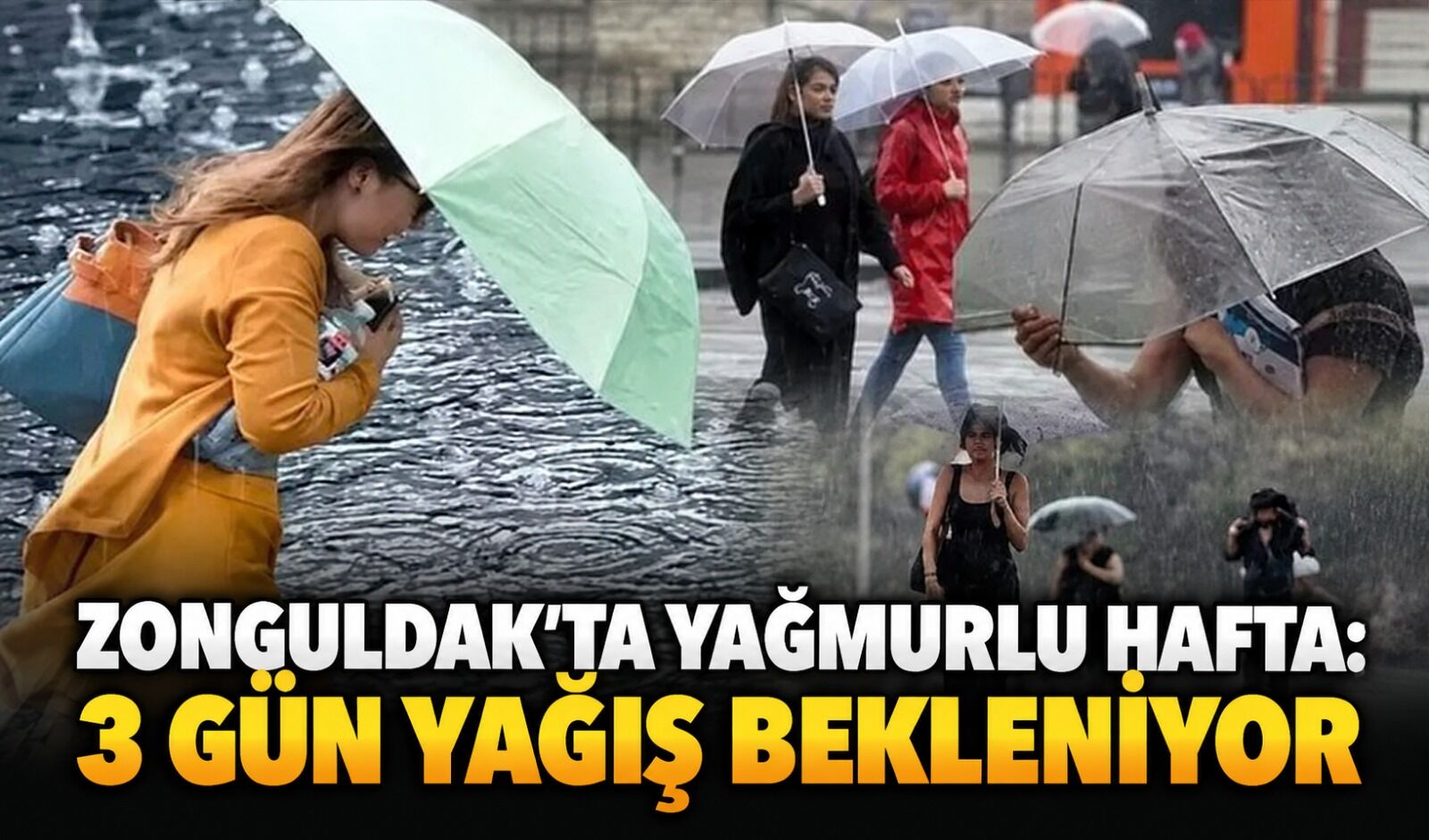 Zonguldak’ta yağmurlu hafta: 3 gün yağış bekleniyor