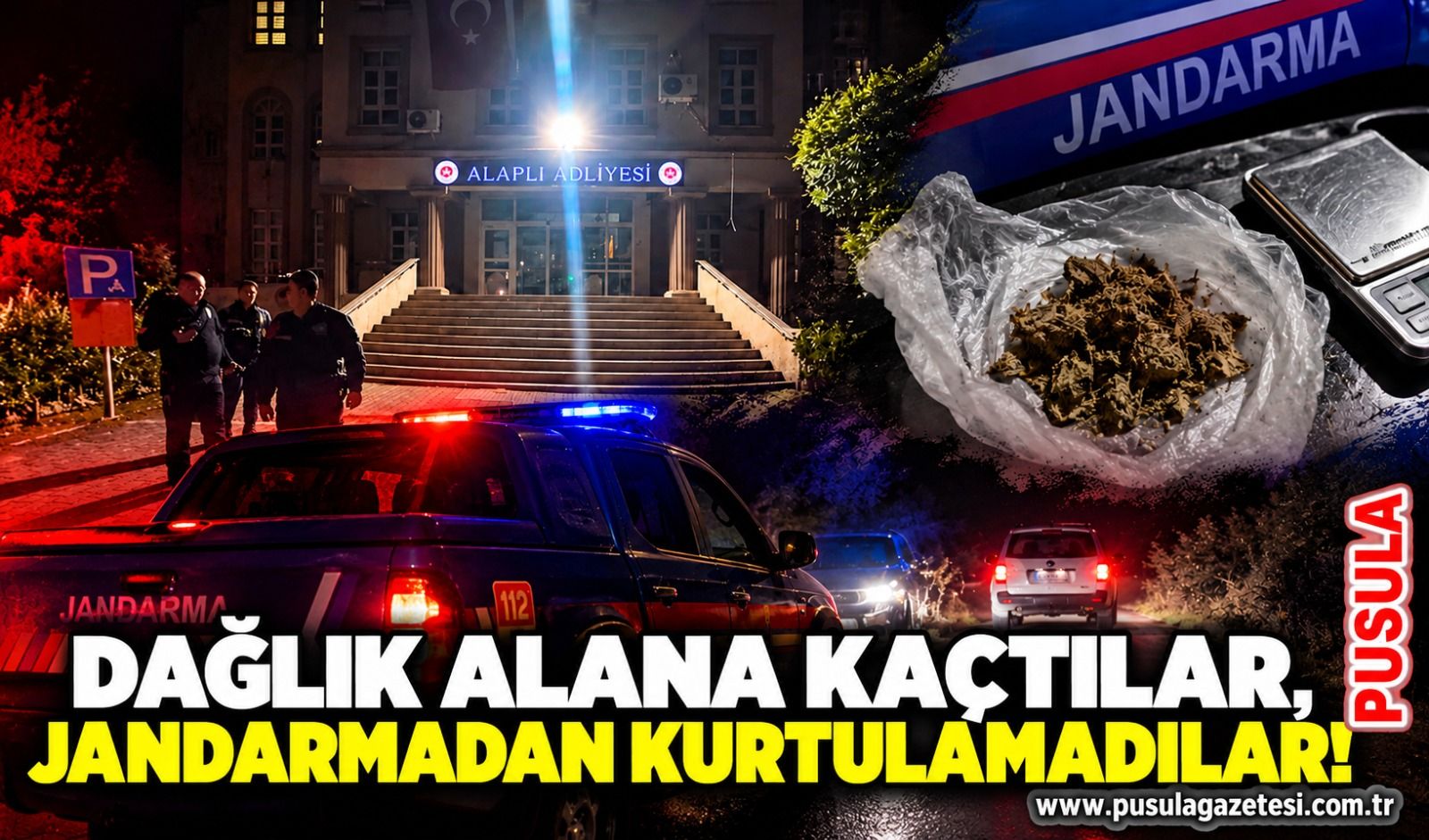 Dağlık alana kaçtılar, jandarmadan kurtulamadılar!