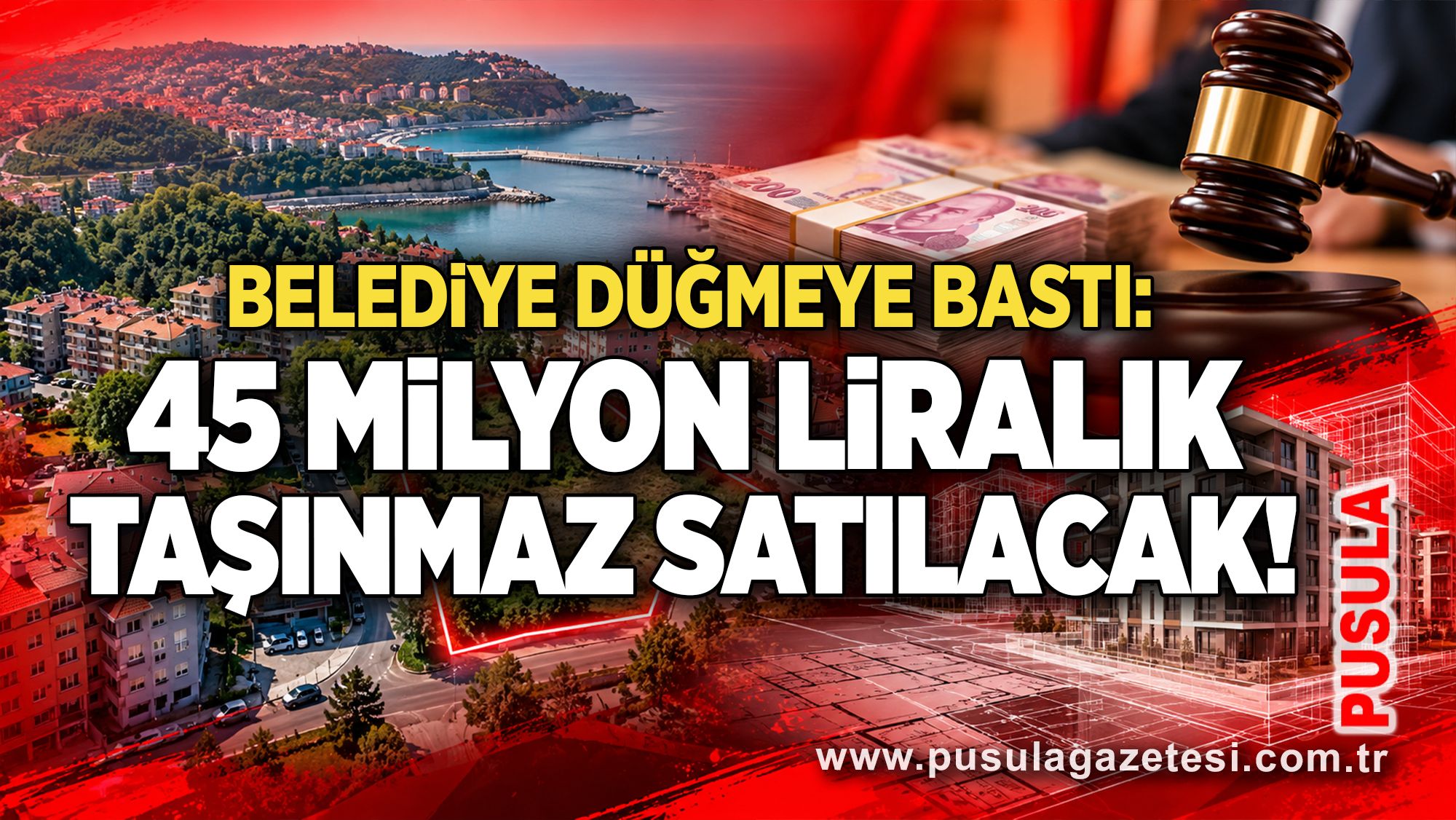 Belediye düğmeye bastı: 45 milyon liralık taşınmaz satılacak!