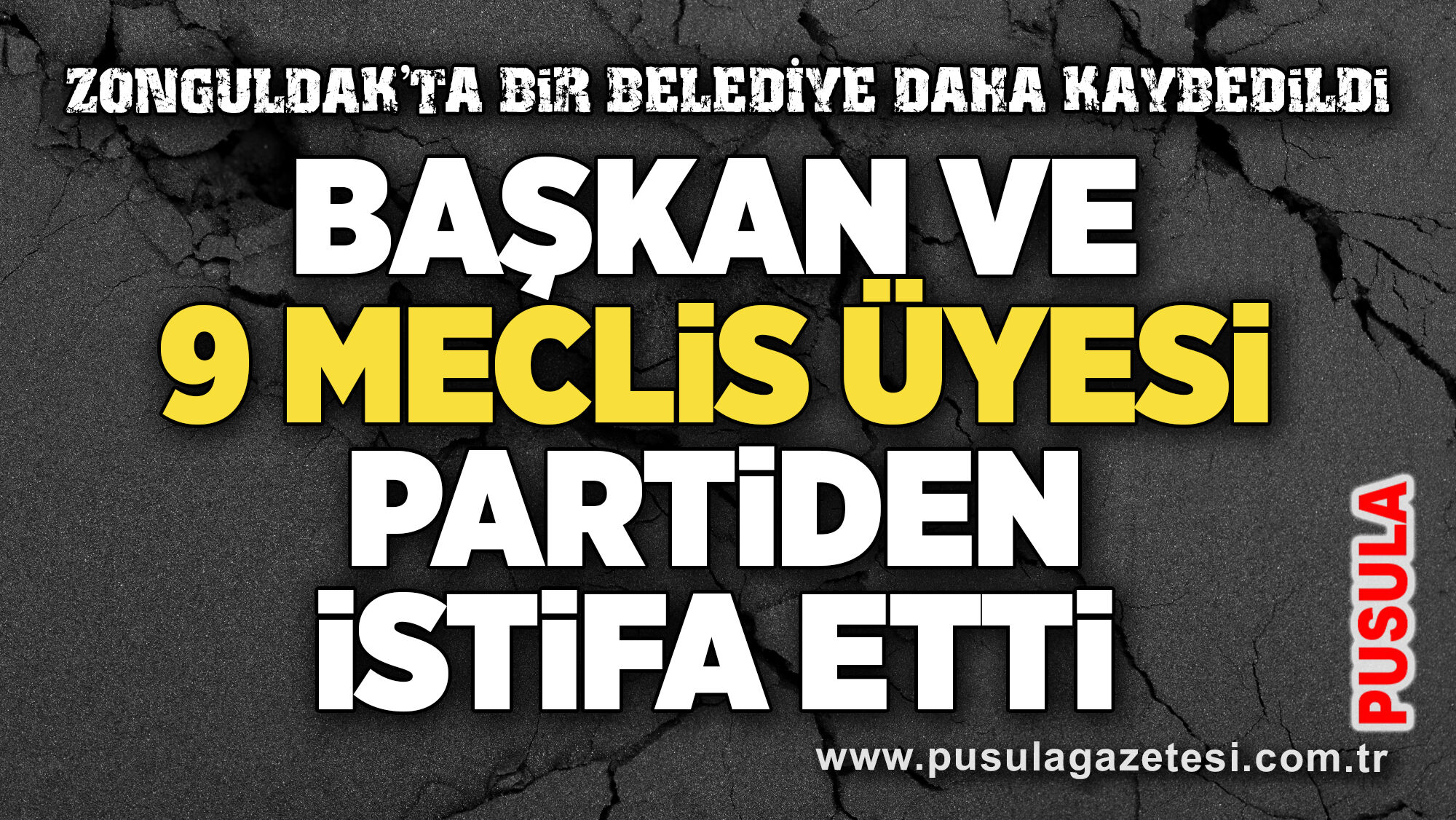 Başkan ve 9 meclis üyesi partiden istifa etti