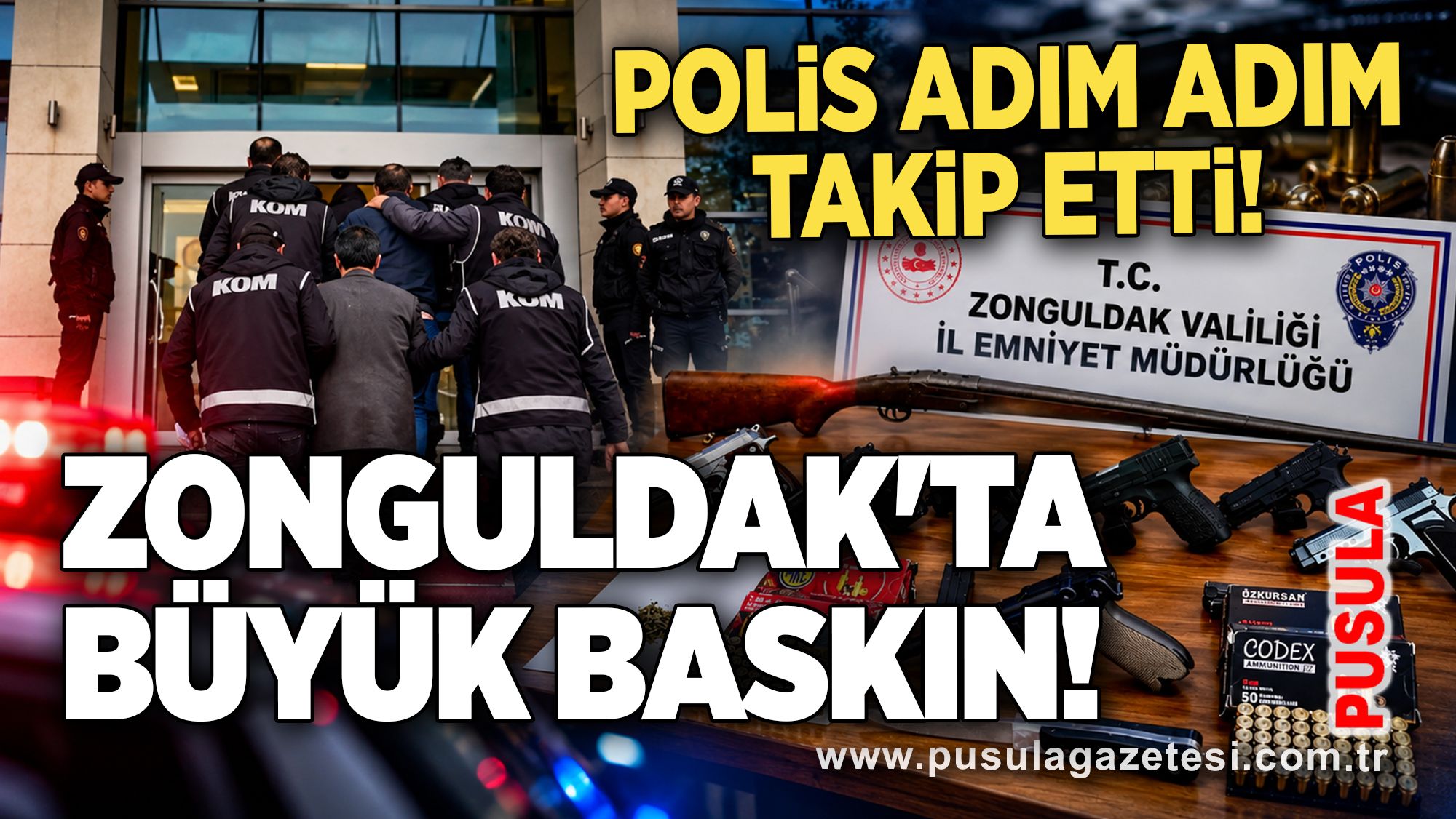 Polis adım adım takip etti! Zonguldak'ta büyük baskın!