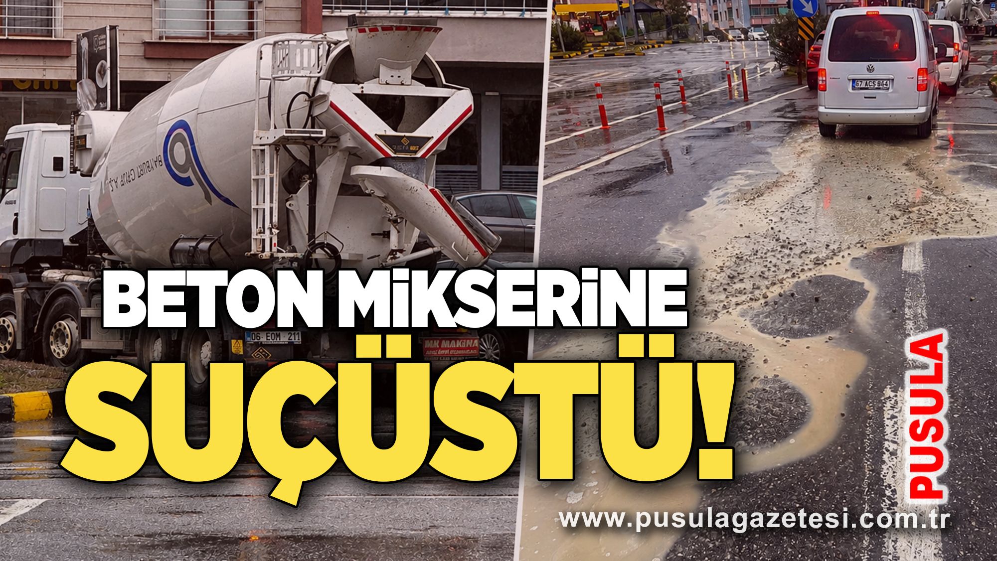 Beton mikserine suçüstü!
