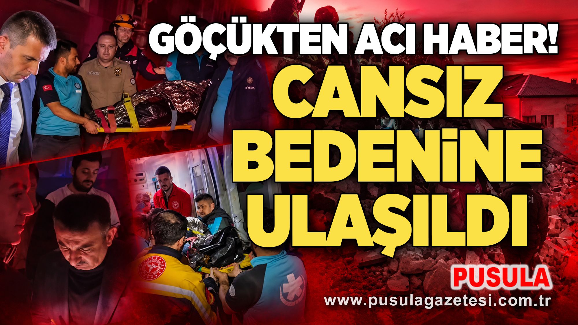 Göçükten acı haber! Cansız bedenine ulaşıldı