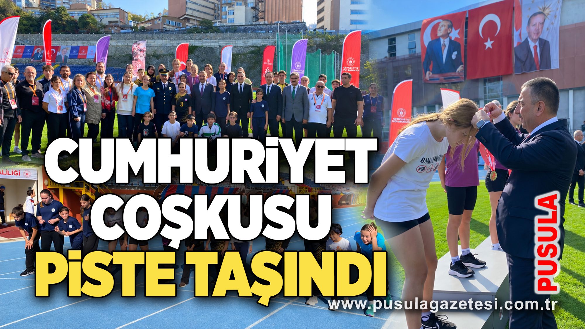 Cumhuriyet coşkusu piste taşındı