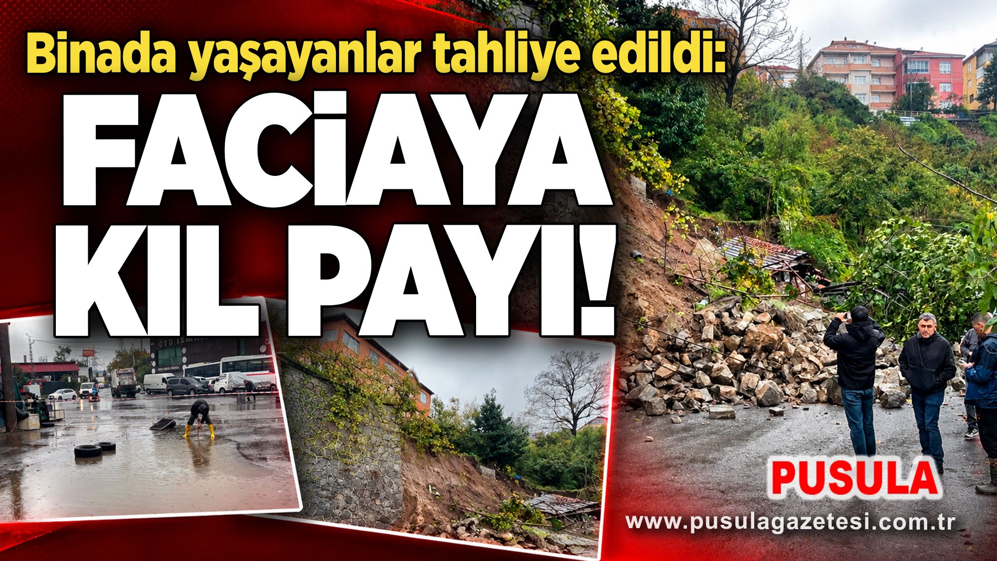 Binada yaşayanlar tahliye edildi: Faciaya kıl payı!