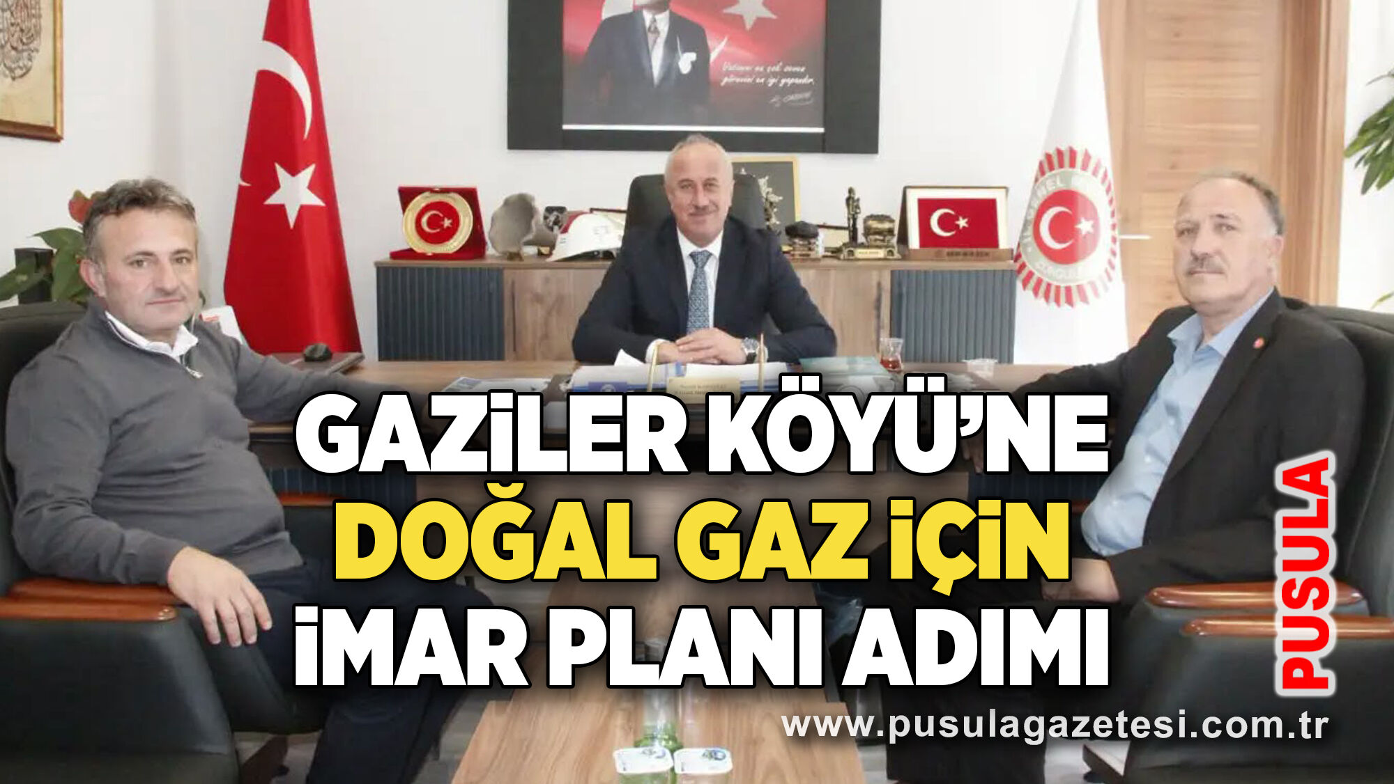 Gaziler Köyü’ne doğal gaz için imar planı adımı