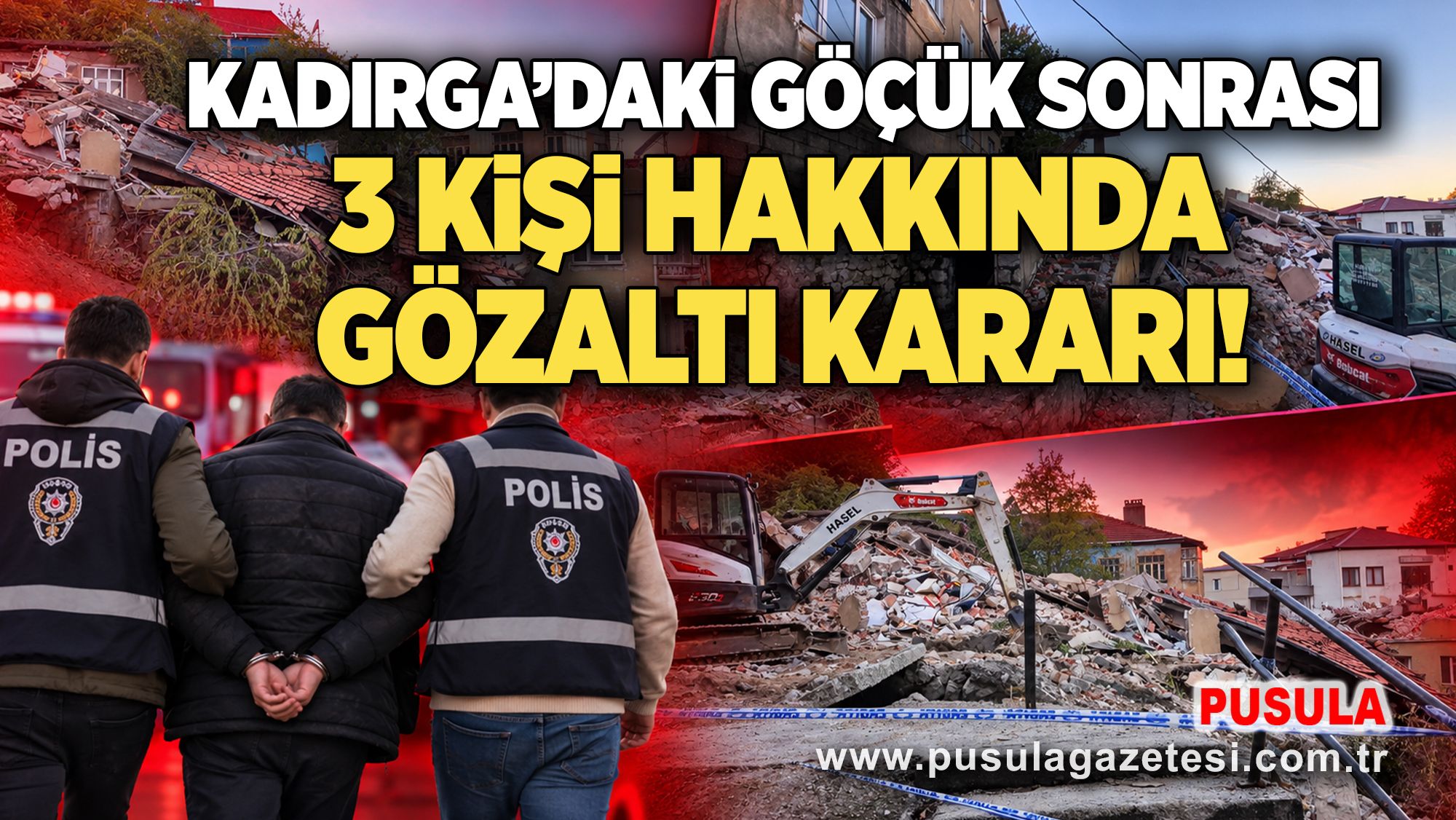 Kadırga'daki göçük sonrası 3 kişi hakkında gözaltı kararı!