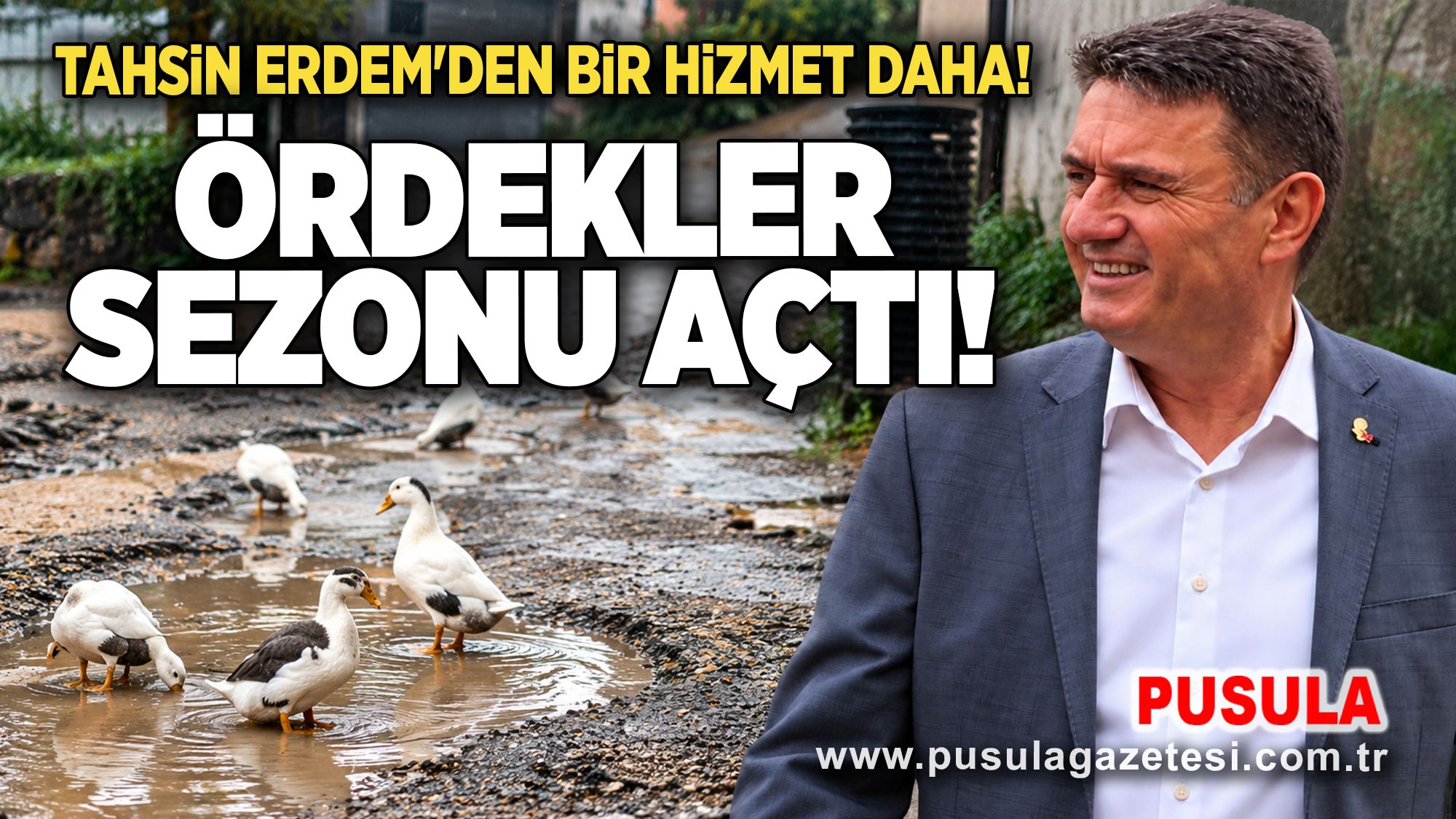 Tahsin Erdem'den bir hizmet daha: Ördekler sezonu açtı!