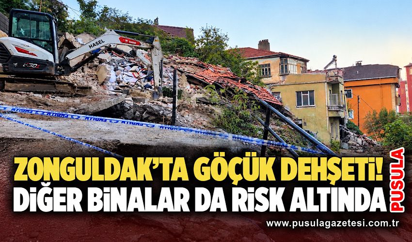 Zonguldak’ta göçük d*hşeti! Diğer binalar da risk altında