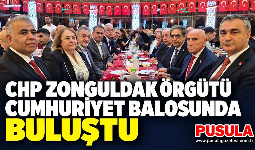 CHP Zonguldak Örgütü Cumhuriyet Balosunda buluştu