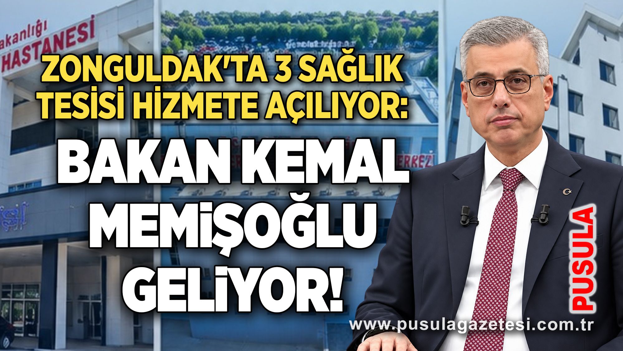 Zonguldak'ta 3 sağlık tesisi hizmete açılıyor: Bakan Kemal Memişoğlu geliyor!
