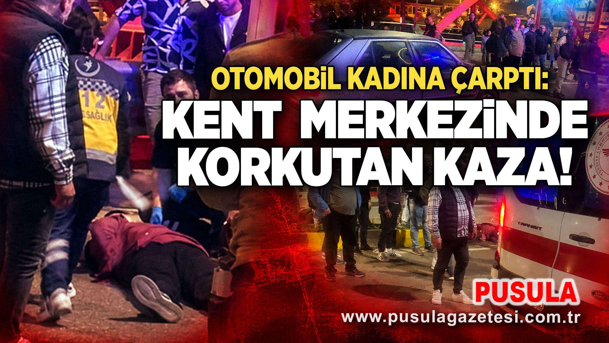 Kent merkezinde korkutan kaza: Hastanelik oldu!
