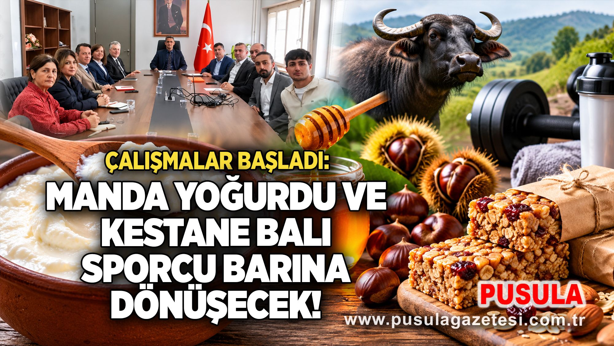 Çalışmalar başladı: Manda yoğurdu ve kestane balı sporcu barına dönüşecek!