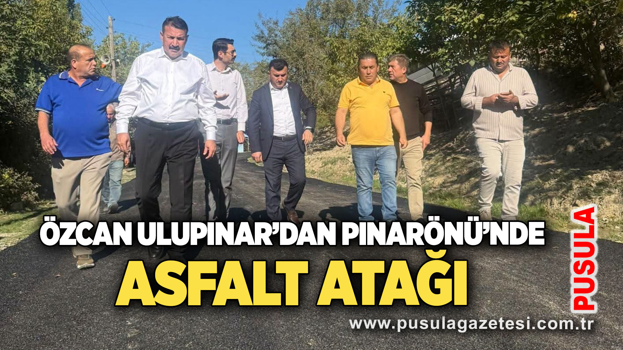 Özcan Ulupınar'dan Pınarönü'nde asfalt atağı
