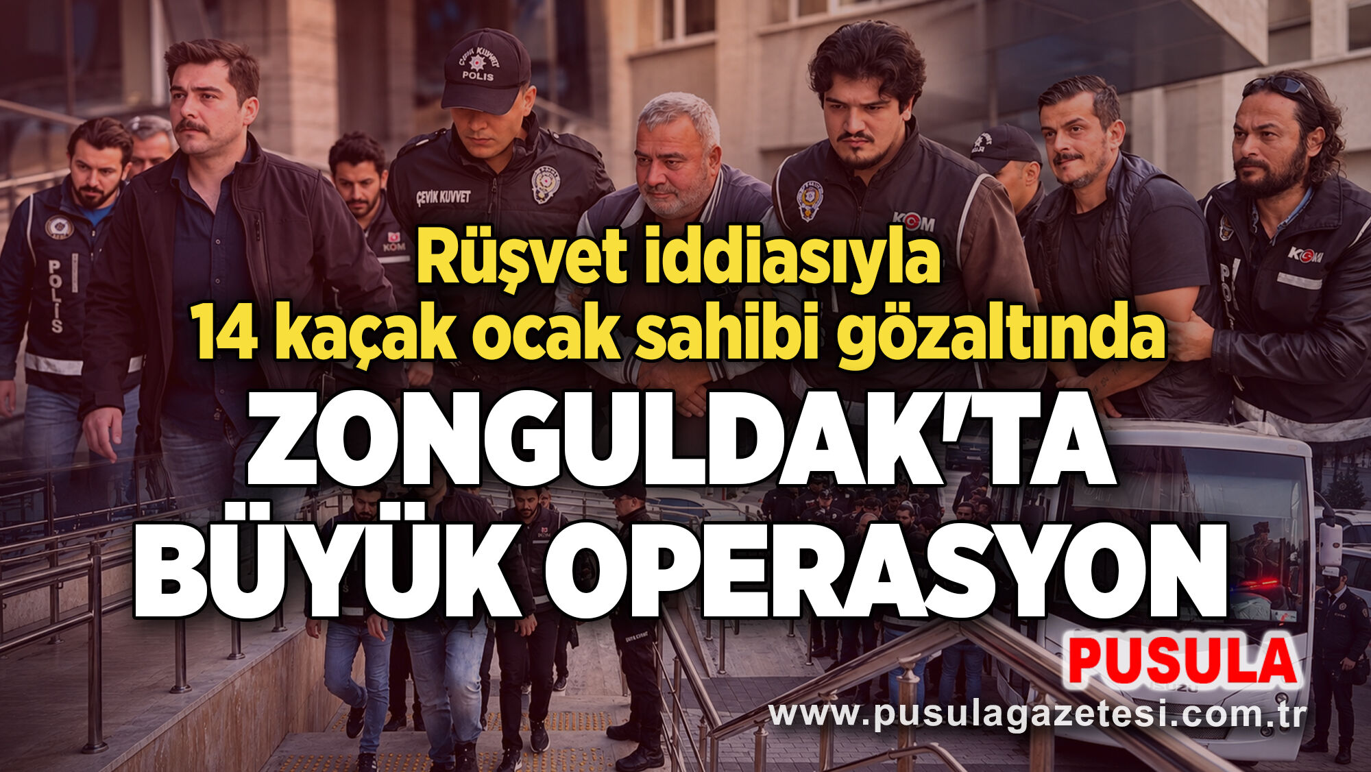 Zonguldak'ta büyük operasyon: Rüşvet iddiasıyla 14 kaçak ocak sahibi gözaltında