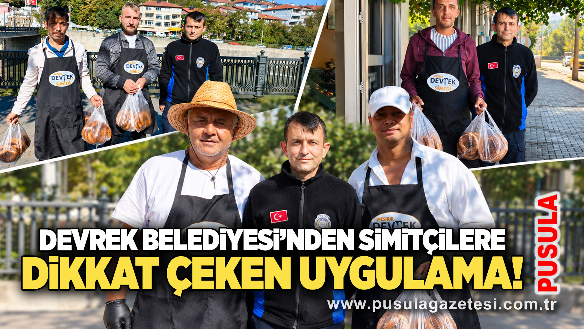 Devrek Belediyesi’nden simitçilere dikkat çeken uygulama!