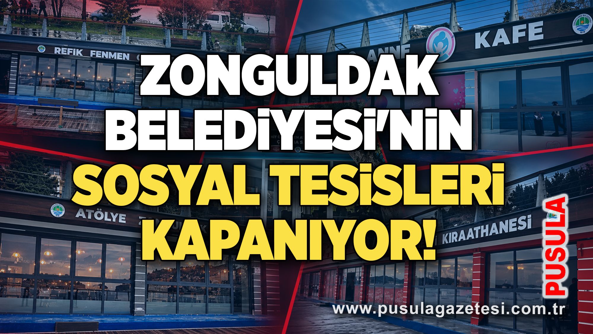 Zonguldak Belediyesi'nin sosyal tesisleri kapanıyor!