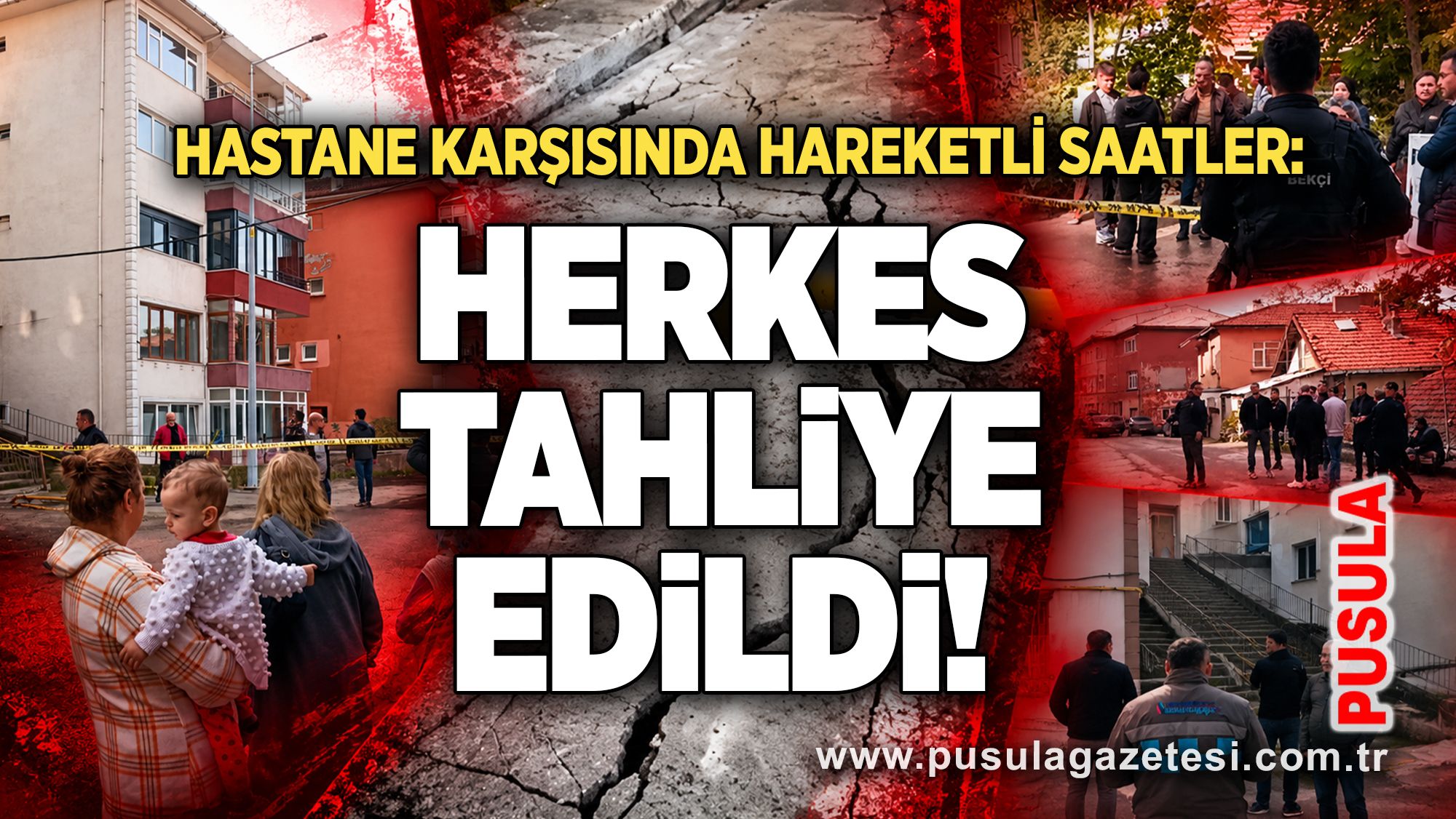 Hastane karşısında hareketli saatler: Herkes tahliye edildi!
