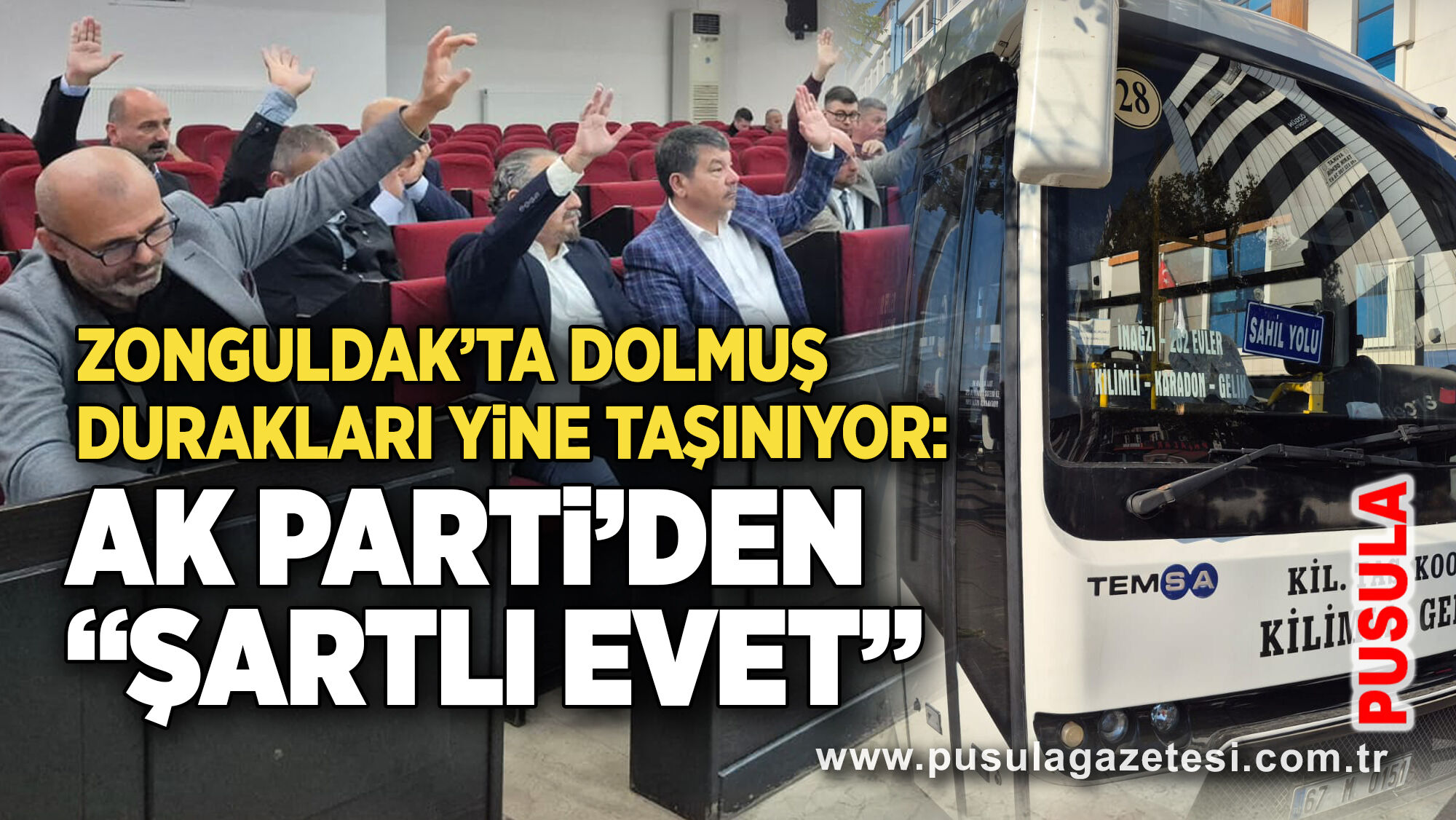 Zonguldak’ta dolmuş durakları yine taşınıyor: AK Parti’den “şartlı evet”