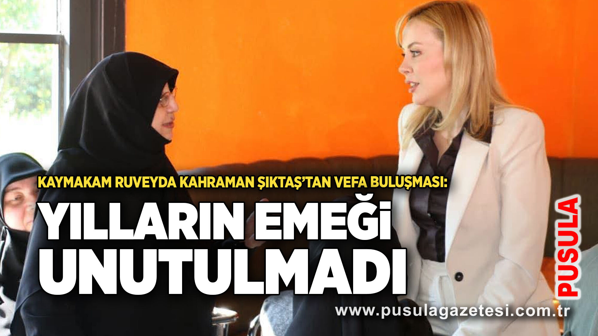 Kaymakam Ruveyda Kahraman Şıktaş vefa buluşması: Yılların emeği unutulmadı